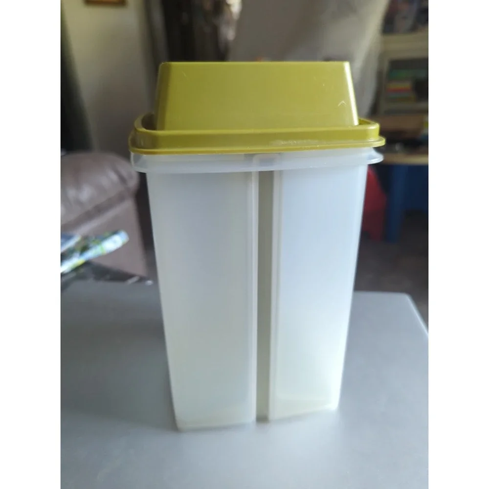 Vintage Large Tupperware Pick-A-Deli Container Sheer & Avocado Green